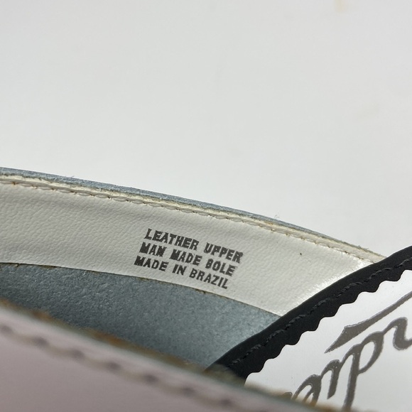 Y2K Candies White Leather Wedge SIZE 6 1/2 New in Box - Picture 7 of 9